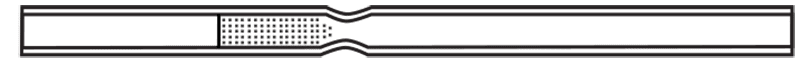 Picture of Standard Liner for Split/Splitless for injection with GC-2010 (Plus) packed with glass wool